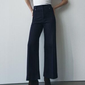 Zara Brown Trousers BROWN Zara Wide Leg Pants Zara Pants Zara Jeans